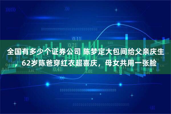 全国有多少个证券公司 陈梦定大包间给父亲庆生，62岁陈爸穿红衣超喜庆，母女共用一张脸